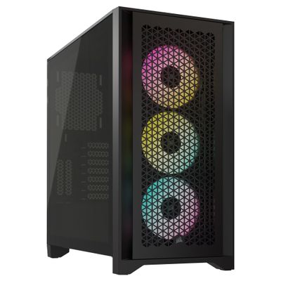 Case Corsair iCUE 4000D RGB Airflow Midi black_thumb