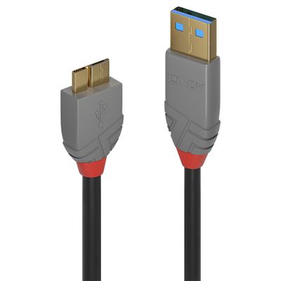 Lindy USB-Kabel Anthra Line - USB-A / Micro-USB Typ B - 2 m_thumb