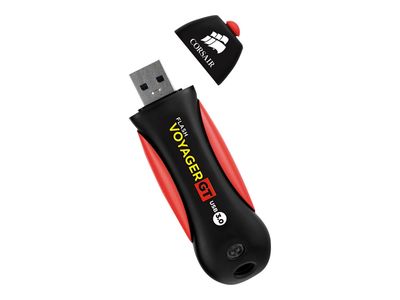 CORSAIR USB-Stick Voyager GT - USB 3.2 Gen 1 (3.1 Gen 1) - 256 GB Schwarz/Rot_thumb