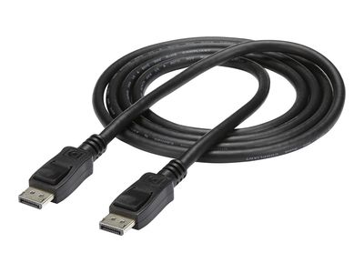 StarTech.com 10 ft DisplayPort 1.2 Cable with Latches - 4K x 2K (4096 x 2160) @ 60Hz - DPCP & HDCP - Male to Male DP Video Monitor Cable (DISPLPORT10L) - DisplayPort cable - 3 m_2