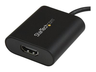 StarTech.com USB C to 4K HDMI Adapter - 4K 60Hz - Thunderbolt 3 Compatible - USB Type C to HDMI Video Display Adapter (CDP2HD4K60SA) - externer Videoadapter - Schwarz_6