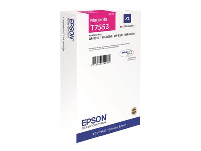 Epson T7553 - XL size - magenta - original - ink cartridge_thumb