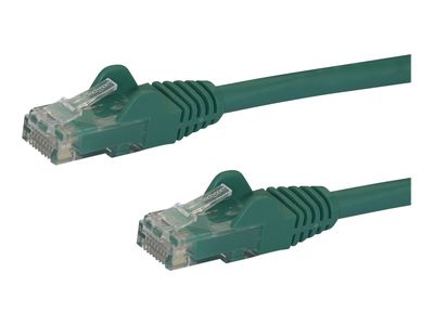 StarTech.com 10m CAT6 Ethernet Cable - Green Snagless Gigabit CAT 6 Wire - 100W PoE RJ45 UTP 650MHz Category 6 Network Patch Cord UL/TIA (N6PATC10MGN) - patch cable - 10 m - green_1