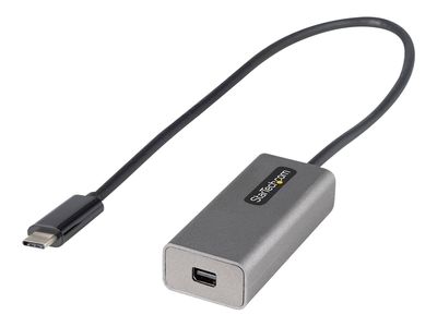 StarTech.com USB C to Mini DisplayPort Adapter, 4K 60Hz USB-C to mDP Adapter Dongle, USB Type-C to Mini DP Monitor/Display, Video Converter, Works w/ Thunderbolt 3, 12" Long Attached Cable - DP Alt Mode, mDP 1.2 (CDP2MDPEC) - DisplayPort adapter - 24 pin_3