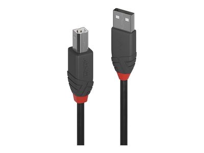 Lindy USB Kabel 36675 Anthra Line - USB-A / USB-B - 5 m_thumb