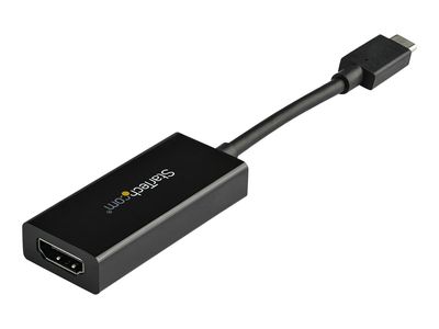 StarTech.com USB 3.1 Type C to HDMI Adapter with HDR - 4K 60Hz - TB3 Compatible - Windows & Mac Compatible Black USB C to HDMI Monitor Converter (CDP2HD4K60H) - external video adapter - MegaChips MCDP2900 - black_2