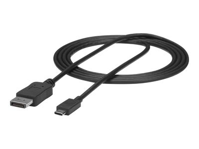 StarTech.com USB-C auf DisplayPort Adapter Kabel - 1,8 m - Thunderbolt 3 kompatibel - Schwarz - 4K 60Hz - CDP2DPMM6B - externer Videoadapter - STM32F072CBU6 - Schwarz_thumb