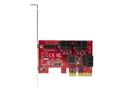 StarTech.com PCIe SATA Controller Karte - 6 Port SATA 3 Erweiterungskarte/Kontroller - 6Gbit/s - Voll- und Low-Profile Blende - PCI Express Festplatten kontroller/Adapter (6P6G-PCIE-SATA-CARD) - Speicher-Controller - SATA 6Gb/s - PCIe 3.0 x4_thumb