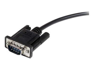 StarTech.com 3m Black Straight Through DB9 RS232 Serial Cable - DB9 RS232 Serial Extension Cable - Male to Female Cable (MXT1003MBK) - serial extension cable - 3 m_3