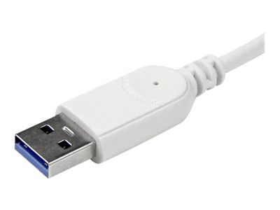 StarTech.com 7 Port kompakter USB 3.0 Hub mit eingebautem Kabel - Aluminium USB Hub - Silber - USB-Umschalter für die gemeinsame Nutzung von Peripheriegeräten - 7 Anschlüsse_6