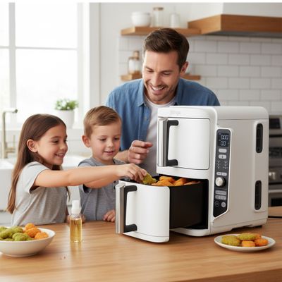 Ninja hot air fryer DoubleStack XL SL400EUWH_3