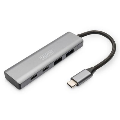 DIGITUS - Hub - USB-C, 4 Port - 4 Anschlüsse_thumb