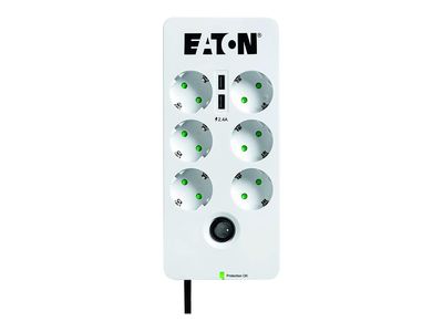 Eaton Protection Box 6 USB DIN - surge protector - 2500 Watt_thumb