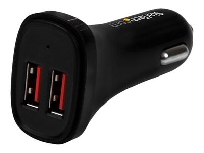 StarTech.com 2 port car charger power adapter - USB - 24W_2