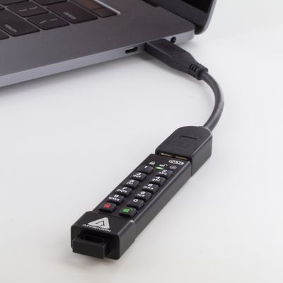 Apricorn USB-Stick Aegis Secure Key 3NX - USB 3.2 Gen 1 - 16 GB - Schwarz_6