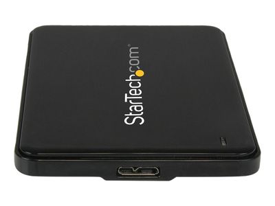 StarTech.com 2,5 USB 3.0 SATA Festplattengehäuse mit USAP für 7mm SATA III SSD HDD - 6,4cm Gehäuse für Solid State Disks - Schwarz - Speichergehäuse - SATA 6Gb/s - USB 3.0_2