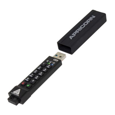 Apricorn USB flash drive Aegis Secure Key 3NX - USB 3.2 Gen 1 - 8 GB - black_thumb