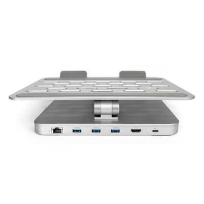 DIGITUS DA-90429 - docking station + notebook/tablet stand - USB-C 3.1 Gen 1 - HDMI - 1GbE_thumb