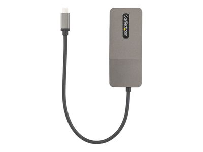StarTech.com 3-Port USB-C MST Hub, USB Type-C to 3x HDMI Multi-Monitor Adapter for Laptop, Triple HDMI up to 4K 60Hz w/ DP 1.4 Alt Mode and DSC, HDR, 1ft (30cm) Cable, USB Bus-Powered - Multi-Stream Transport Hub (MST14CD123HD) - video/audio splitter - 3_2