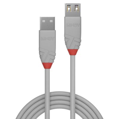 Lindy 36713 USB Kabel USB 2.0 2 m USB A 0,48 Gbit/s Grau_2