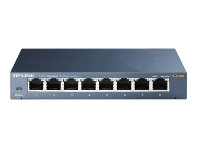 TP-Link TL-SG108 8-port Metal Gigabit Switch - Switch - 8 Anschlüsse - nicht verwaltet_2