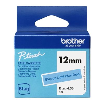 Tapes Brother BTAGL33 12MM BLUE ON LIGHT BLUE TAPE_thumb