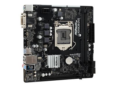 ASRock H310CM-DVS - Motherboard - micro ATX - LGA1151 Socket - H310_3