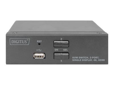 DIGITUS DS-12870 - KVM / audio / USB switch - 2 ports_3
