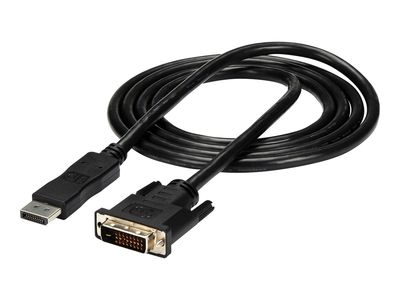 StarTech.com 6ft / 1.8m DisplayPort to DVI Cable - 1920x1200 - DVI Adapter Cable - Multi Monitor Solution for DP to DVI Setup (DP2DVIMM6) - DisplayPort cable - 1.8 m_1