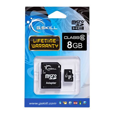 G.SKILL Flash-Card inkl. SD-Adapter - SDXC/SDHC - 8 GB_thumb