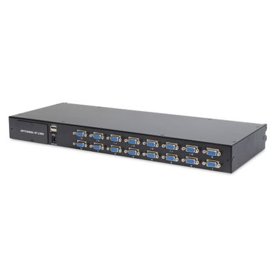 KVM Konsole 17" Digitus 16-Port KVM UK black_4