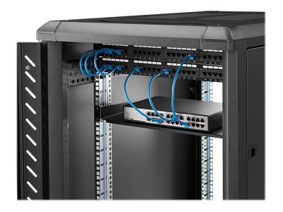 StarTech.com 1U Server Rack Cabinet Shelf - Fixed 10" Deep Cantilever Rackmount Tray for 19" Data/AV/Network Enclosure w/cage nuts, screws rack shelf - 1U_6