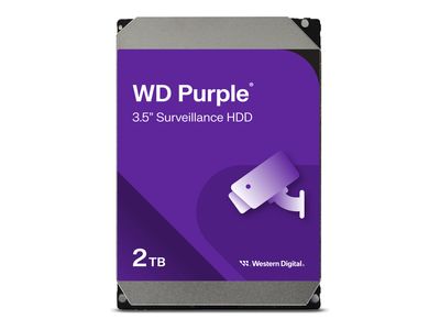 WD Hard Drive Purple Surveillance WD23PURZ - 2 TB - 3.5" - SATA 6 GB/s_2