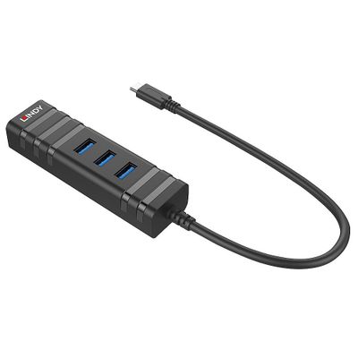 Lindy 43249 Schnittstellen-Hub USB 3.2 Gen 1 (3.1 Gen 1) Type-C 5000 Mbit/s Schwarz_3