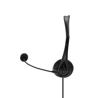 Lindy 42870 Kopfhörer & Headset Kabelgebunden Kopfband Anrufe/Musik USB Typ-A Schwarz_3