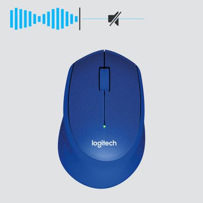 Logitech Maus M330 Silent Plus - Blau_2