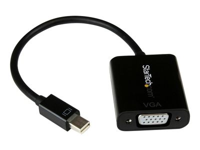 StarTech.com Mini DisplayPort to VGA Adapter - DisplayPort 1.2 - 1080p - Thunderbolt to VGA Monitor Adapter - Mini DP to VGA (MDP2VGA2) - DisplayPort / VGA adapter - Mini DisplayPort to HD-15 (VGA) - 22 cm_2