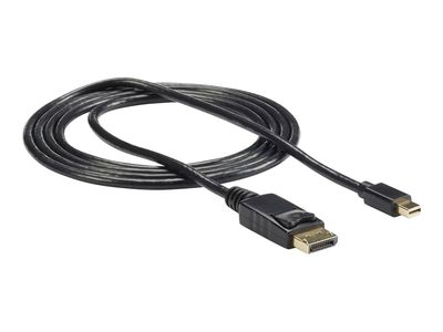 StarTech.com 6ft (2m) Mini DisplayPort to DisplayPort 1.2 Cable, 4K x 2K UHD Mini DisplayPort to DisplayPort Adapter Cable, Mini DP to DP Cable for Monitor, mDP to DP Converter Cord - Latching DP Connector - DisplayPort cable - 1.8 m_2