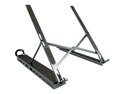 LC-Power Notebook-Halter mit Multi-Hub LC-HUB-C-MULTI-STAND - Anthrazit_thumb