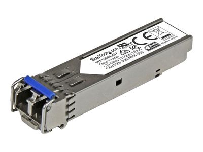 StarTech.com 1000BASE-LX - Gigabit Transceiver - LC Fiber - MSA Compliant - 10 km - Gigabit SFP Modul - Single Mode SFP - SFP (Mini-GBIC)-Transceiver-Modul - 1GbE_1