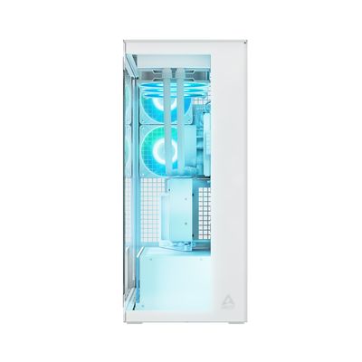 Case Arctic Xtender Vert.GPU White/Tinted Glass_2