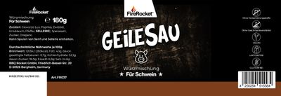 FireRocket 180g Dose GeileSau Gewürzmischung_6