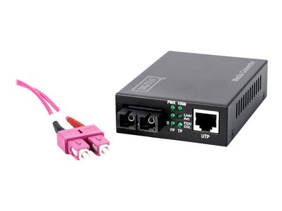 DIGITUS DN-82020-1 - fiber media converter - 10Mb LAN, 100Mb LAN_1