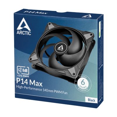 Case ACC Arctic P14 MAX Fan 14cm PWM Black_4