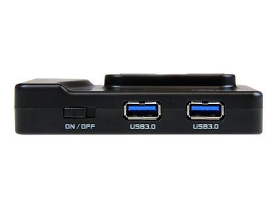 StarTech.com 7 Port USB Hub - 2 x USB 3A, 4 x USB 2A, 1 x Dedicated Charging Port - Multi Port Powered USB Hub with 20W Power Adapter (ST7320USBC) - hub - 6 ports_3