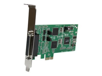 StarTech.com 4 Port Serielle PCI Express Schnittstellenkarte - 2 x RS232 2 x RS422 / RS485 - PCIe Adapter Karte mit Breakout Kabel - Serieller Adapter - 4 Anschlüsse_thumb