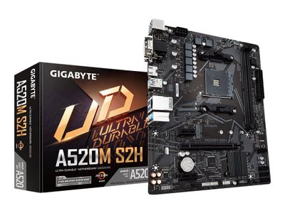 Gigabyte A520M S2H - 1.0 - motherboard - micro ATX - Socket AM4 - AMD A520_4