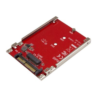 StarTech.com M.2 to U.2 Adapter - For M.2 PCIe NVMe SSDs - PCIe M.2 Drive to U.2 (SFF-8639) Host Adapter - M2 SSD Converter (U2M2E125) - interface adapter - M.2 Card - U.2_1