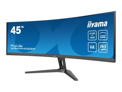 iiyama LED Curved-Display XCB4594DQSN-B1- 114.3 cm (45") - 5120 x 1440 5K DQHD_2
