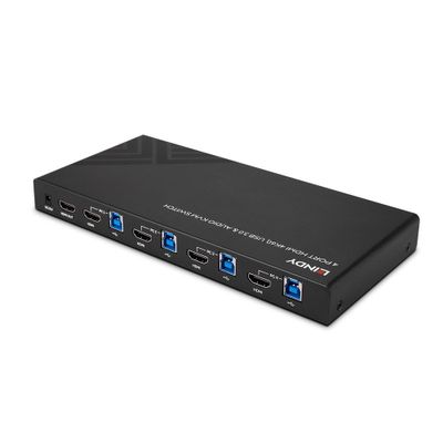 Lindy 39313 Tastatur/Video/Maus (KVM)-Switch Schwarz_2